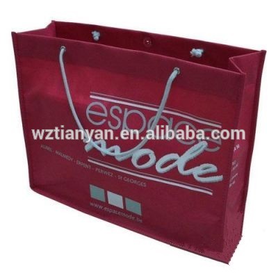 non-woven reusable shopping bag eco fashion laminated tote packaging bags