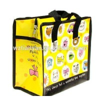 color printed pp woven bag matte China pp woven laminated bag