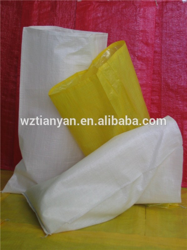 Transparent plastic polypropylene woven bags