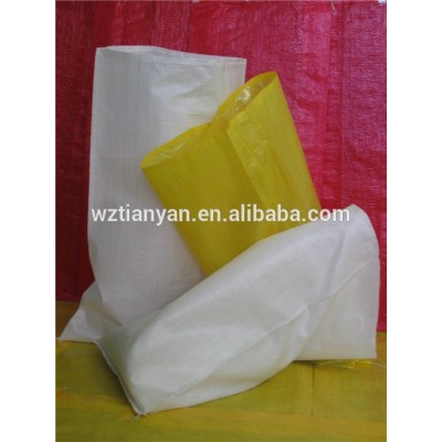 Transparent plastic polypropylene woven bags